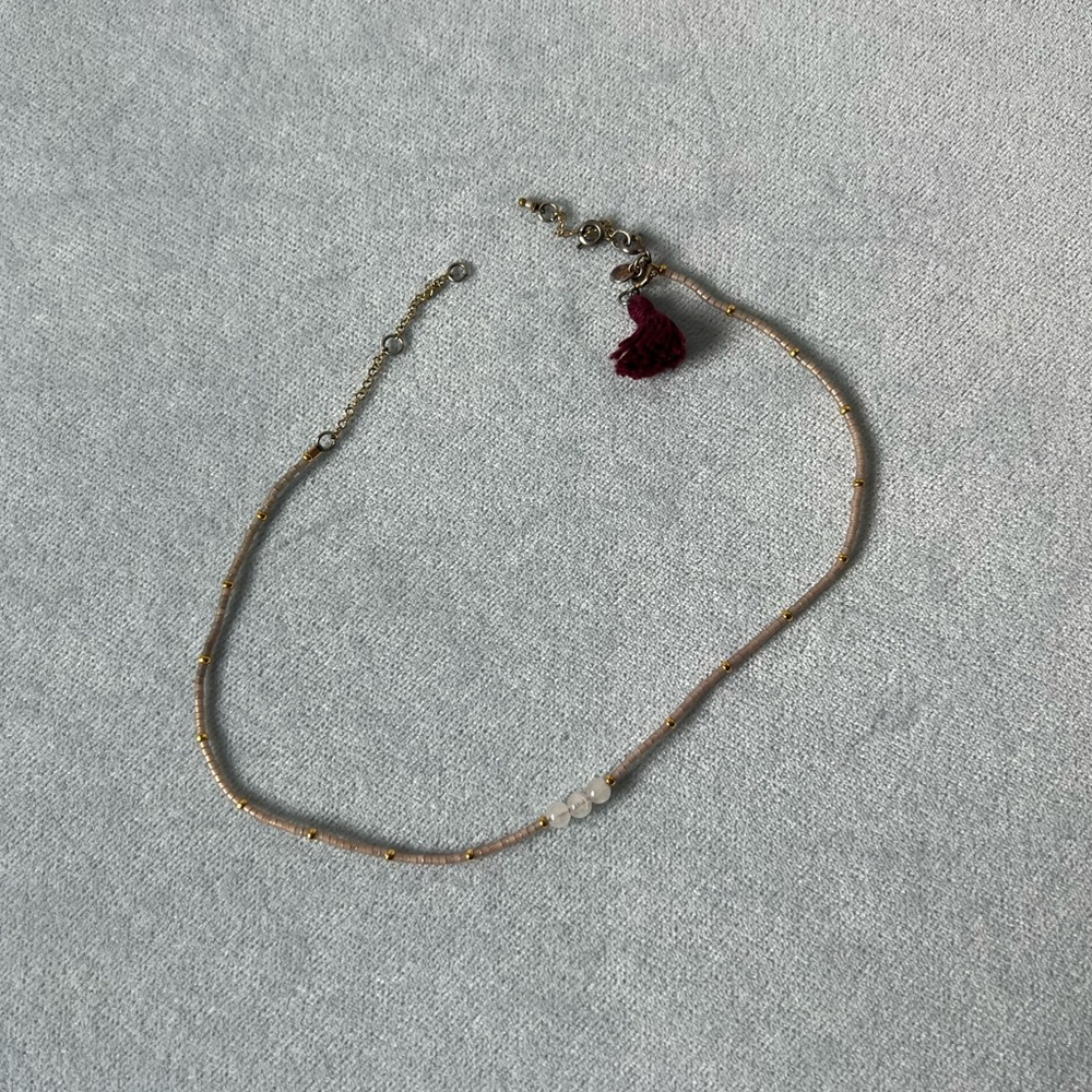 Me to We Pink Beaded Necklace